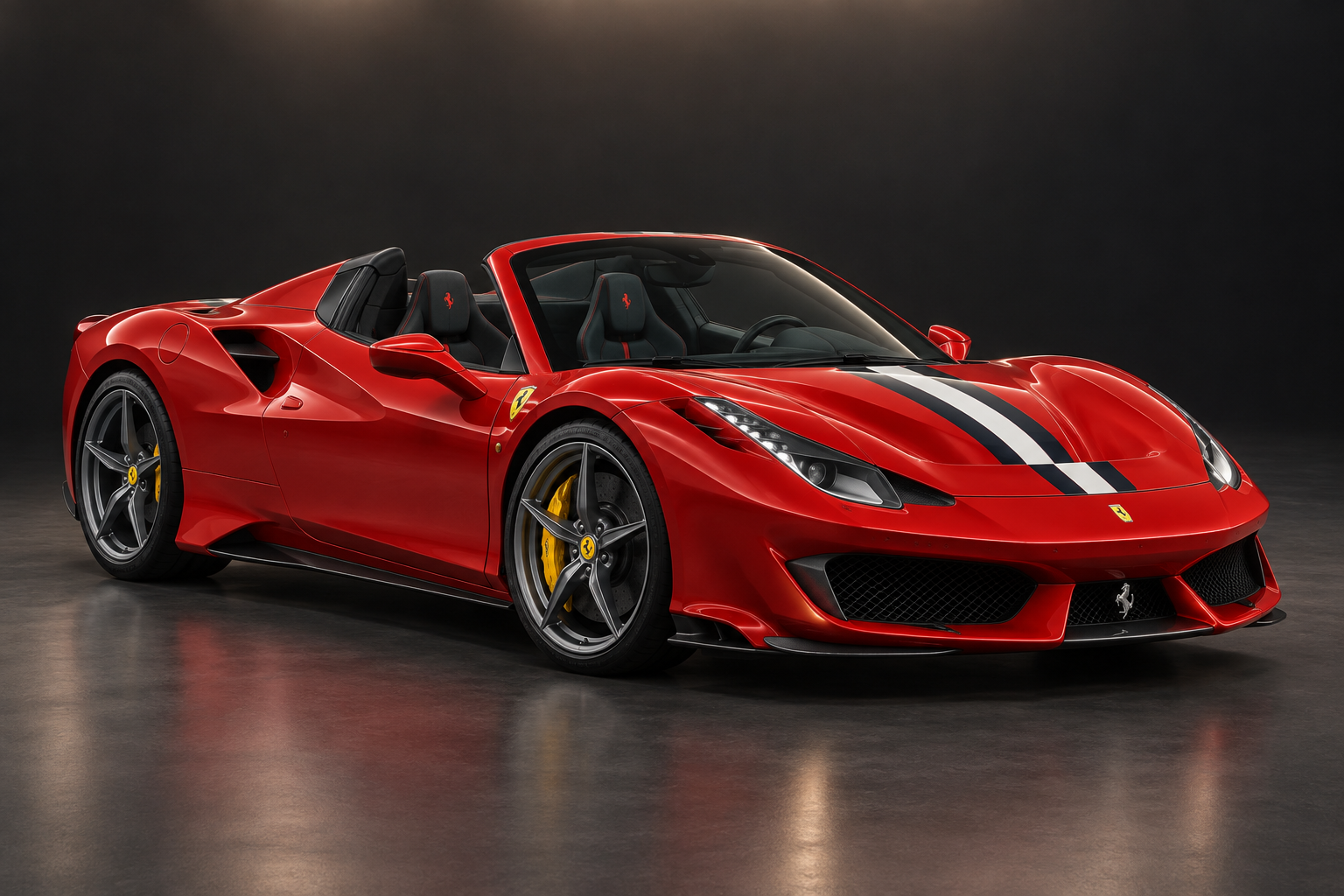 Ferrari 458 Speciale Aperta — studio illustration