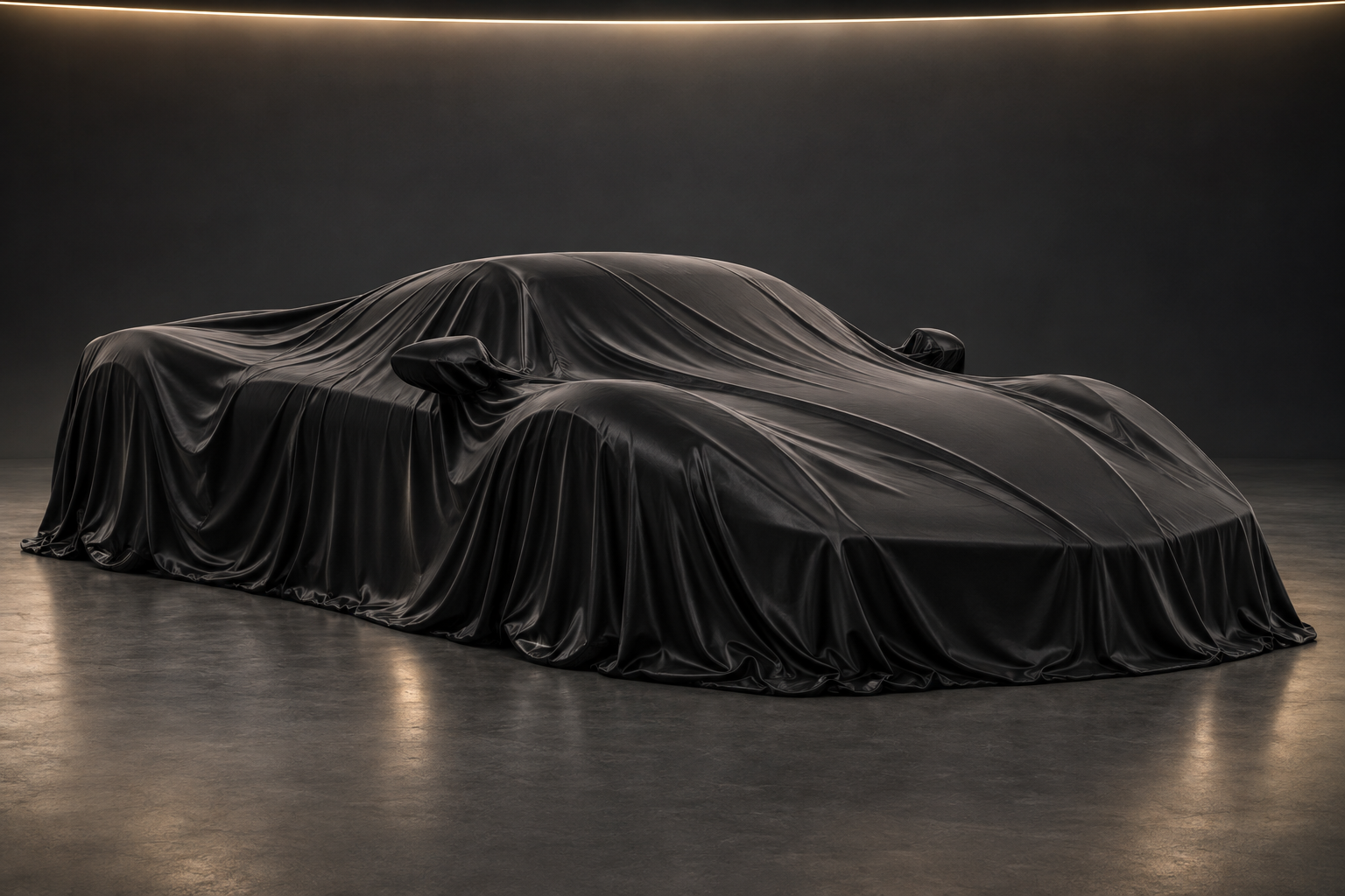 Covered hypercar — concept illustration